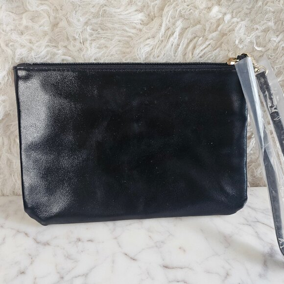 Victoria Secret Black&Shimmer Cosmetic Bag/Wrislet - Picture 2 of 5